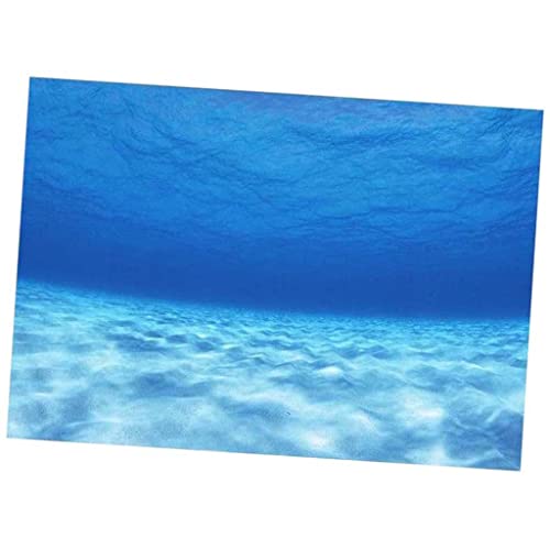 Milageto Eine Seite Aquarium Hintergrund Poster Dekoration Aufkleber, Unterwasser, 122 x 46 cm von Milageto