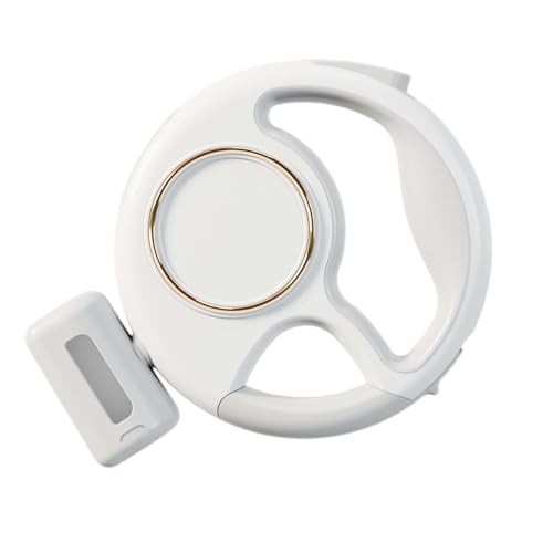Milageto Einziehbare Hundeleine, Hundeleine zum Spazierengehen, 3 m, ausziehbar mit Licht, automatisch einziehbare Hundeleine für Strandjogging, Weiß Milageto Einziehbare Hundeleine, Hundeleine zum Spazierengehen, 3 m, ausziehbar mit Licht, automatisch einziehbare Hundeleine für Strandjogging, Weiß von Milageto