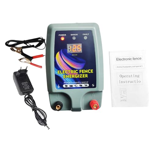 Milageto Elektrozaunen, Tierzaunladegerät, Controller, Viehzubehör für Viehstock von Milageto