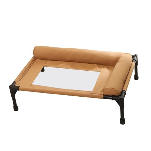 Milageto Erhöhtes Hundebett, Haustierbett, rutschfest, bissfest, Hängematte, Liege für Wohnzimmer, Terrasse, große und mittelgroße Hunde, Balkon, Mittel Milageto Erhöhtes Hundebett, Haustierbett, rutschfest, bissfest, Hängematte, Liege für Wohnzimmer, Terrasse, große und mittelgroße Hunde, Balkon, Mittel von Milageto