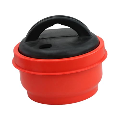 Milageto Gülle Drain Stuhl Schweinefarmabfallventil für Rasen, Rot, 25.5x14x20.5cm von Milageto