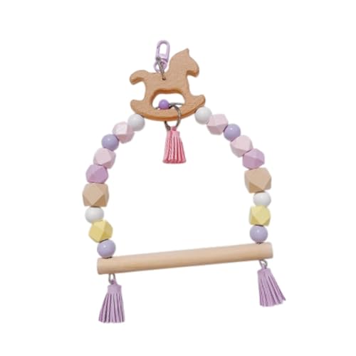 Milageto Hängende Spielzeuge für Vögel im Käfig mit Ringen, Trojaner Milageto Hängende Spielzeuge für Vögel im Käfig mit Ringen, Trojaner von Milageto
