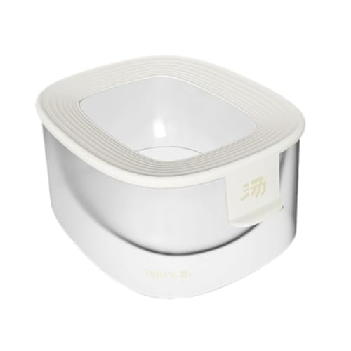 Milageto Hamster Sandbad Toilette Miniatur Haustierbett Badehaus Hamster SPA Badezimmer Hamsterhaus Kleintiere Rennmäuse Mäuse Eichhörnchen, Weiß Milageto Hamster Sandbad Toilette Miniatur Haustierbett Badehaus Hamster SPA Badezimmer Hamsterhaus Kleintiere Rennmäuse Mäuse Eichhörnchen, Weiß von Milageto