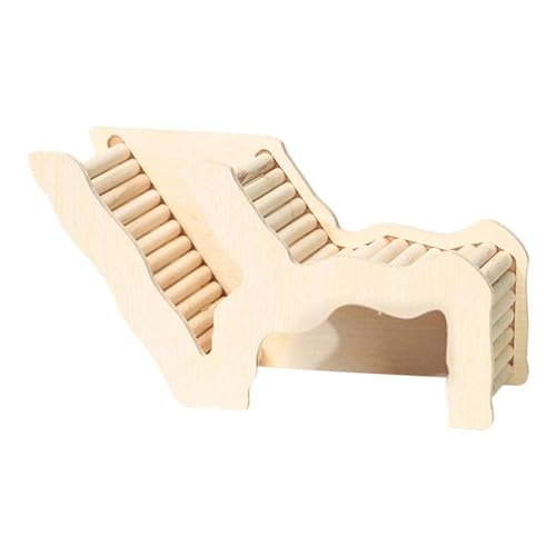 Milageto Hamster-Versteck, Kletterleiter, Holz, Zwerghamster, Kleintiere, Aktivitätsplattform, Rennmäuse, Tunnel, Übungsspielzeug, Heimtierbedarf, Farbe A Milageto Hamster-Versteck, Kletterleiter, Holz, Zwerghamster, Kleintiere, Aktivitätsplattform, Rennmäuse, Tunnel, Übungsspielzeug, Heimtierbedarf, Farbe A von Milageto