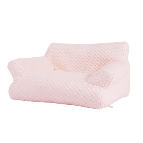 Milageto Haustier-, Haustierhaus, weich, modisch, bequem, waschbar, Heimdekoration, für alle Jahreszeiten geeignet, Katzenbett, Hundesofa, Nest, M Size Pink Milageto Haustier-, Haustierhaus, weich, modisch, bequem, waschbar, Heimdekoration, für alle Jahreszeiten geeignet, Katzenbett, Hundesofa, Nest, M Size Pink von Milageto