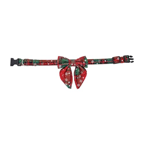 Milageto Haustier-Halsband, Weihnachts-Katzenhund mit Fliege, modisches Weihnachtskostüm mit Fliege für Katzen, kleine Hunde und Haustiere, Grün Milageto Haustier-Halsband, Weihnachts-Katzenhund mit Fliege, modisches Weihnachtskostüm mit Fliege für Katzen, kleine Hunde und Haustiere, Grün von Milageto