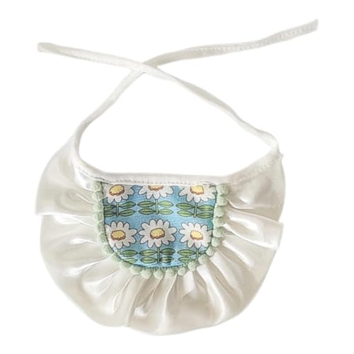 Milageto Haustier-Lätzchen, Katzenhalsband, Verkleidungsgeschenk, bequemes Halsband, Hunde-/Katzenkostüm, Haustierschal für den täglichen Gebrauch, Zubehör, Blau von Milageto