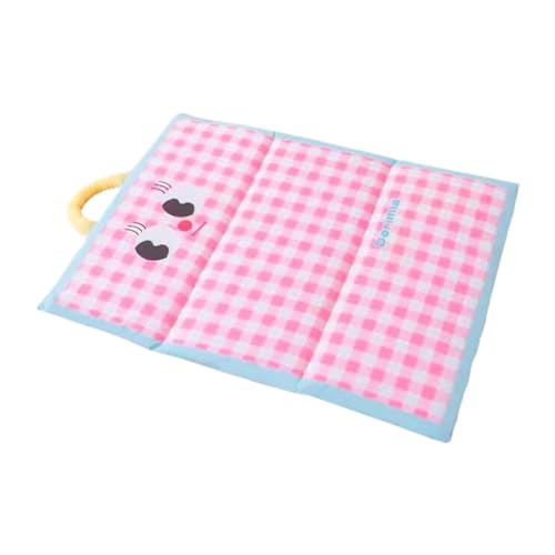 Milageto Haustierkühlmatte Hunde Cool Pad Welpe tragbarer Griff Faltbare Decke Haustierkühlmatte für Katzen, S Milageto Haustierkühlmatte Hunde Cool Pad Welpe tragbarer Griff Faltbare Decke Haustierkühlmatte für Katzen, S von Milageto