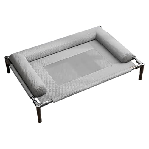 Milageto Hochgelegtes Tierbett, geeignet für Katzen und Hunde, mit atmungsaktivem Material, Klein Milageto Hochgelegtes Tierbett, geeignet für Katzen und Hunde, mit atmungsaktivem Material, Klein von Milageto