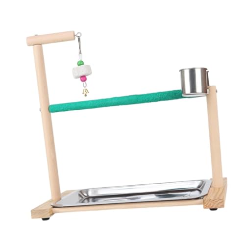 Milageto Hölzernen Vogel Spielplatz Papageien kauen Spielzeug Klaue Mahlen Vogel Spielen Fitnessstudio -Übungszentrum für Kakadinkraut Cockatiels Milageto Hölzernen Vogel Spielplatz Papageien kauen Spielzeug Klaue Mahlen Vogel Spielen Fitnessstudio -Übungszentrum für Kakadinkraut Cockatiels von Milageto