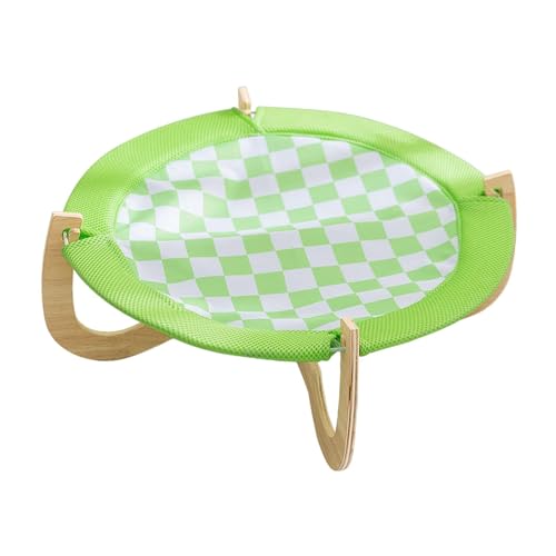 Milageto Hund erhöhtes Bettkühlbett Kinderbett mit atmungsfähigen tragbaren Sofa Nest Cat Cat Cat Cat Cat Hängematte für Camping Pool Outdoor, GrÜn von Milageto