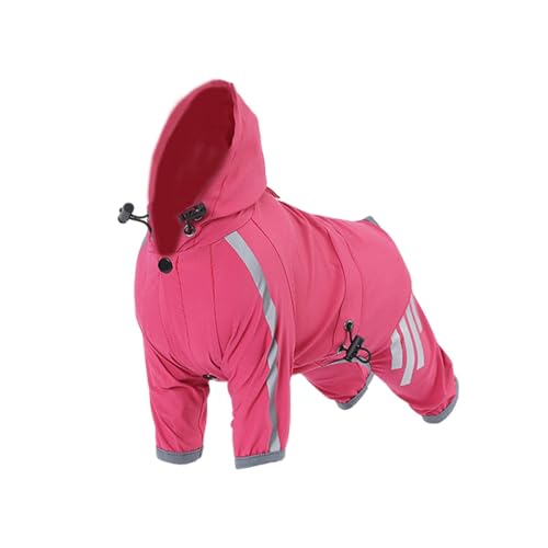 Milageto Hunde-Regenmantel mit Hut, wasserdicht, für den Außenbereich, Winddicht, Hundekleidung, Hunderegenjacke, Haustier-Regenkleidung für Reisen, Wandern, XL Milageto Hunde-Regenmantel mit Hut, wasserdicht, für den Außenbereich, Winddicht, Hundekleidung, Hunderegenjacke, Haustier-Regenkleidung für Reisen, Wandern, XL von Milageto