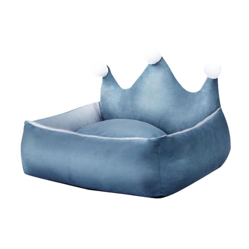 Milageto Hundebettmatte, Haustierbett, abnehmbares Katzennest, bequem, warm, gemütlich, Zwinger, Katzenbetten für Hauskatzen, Hundesofa, Bettcouch für Hunde, Blau, M Milageto Hundebettmatte, Haustierbett, abnehmbares Katzennest, bequem, warm, gemütlich, Zwinger, Katzenbetten für Hauskatzen, Hundesofa, Bettcouch für Hunde, Blau, M von Milageto