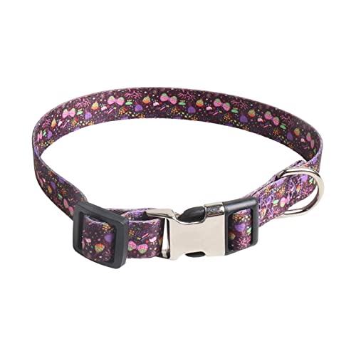 Milageto Hundehalsband, strapazierfähig, Clip-Schnalle, verstellbar, personalisierbar, langlebig, Welpenhalsbänder, Haustier-Trainingshalsband für kleine, von Milageto
