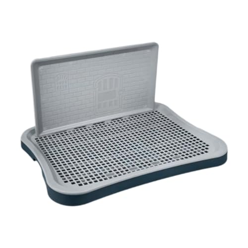 Milageto Hundetöpfchen, Trainingstoilette, Netzgitter, abnehmbares Urinal, Hundetoilette, Pinkelunterlage, Halter für Hunde, Katzen, Welpen, Hamster, Kaninchen, Marinegrau Milageto Hundetöpfchen, Trainingstoilette, Netzgitter, abnehmbares Urinal, Hundetoilette, Pinkelunterlage, Halter für Hunde, Katzen, Welpen, Hamster, Kaninchen, Marinegrau von Milageto
