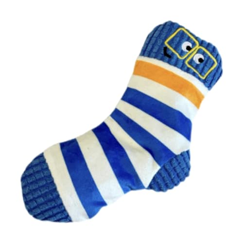 Milageto Hundewelpenspielzeug, gefüllte Socken, lustiges Geburtstagsgeschenk, süßes Versteckspiel, interaktives Cartoon-Spielzeug, weiche Haustiere, Blau Milageto Hundewelpenspielzeug, gefüllte Socken, lustiges Geburtstagsgeschenk, süßes Versteckspiel, interaktives Cartoon-Spielzeug, weiche Haustiere, Blau von Milageto