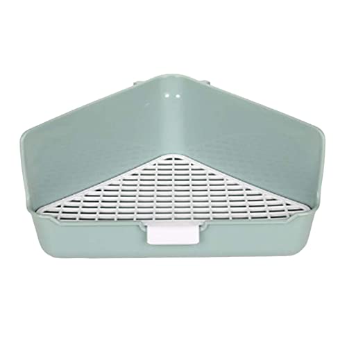 Milageto Kaninchentoilette, Töpfchen, Ecktoilette, WC-Tablett mit Druckknopf, Haustierpfanne, Bettkasten für Chinchilla, Igel, Käfige, Meerschweinchen, Hase, GRÜN Milageto Kaninchentoilette, Töpfchen, Ecktoilette, WC-Tablett mit Druckknopf, Haustierpfanne, Bettkasten für Chinchilla, Igel, Käfige, Meerschweinchen, Hase, GRÜN von Milageto