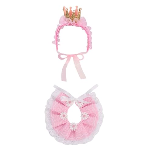 Milageto Katzen-Bandana, Haustier-Lätzchen, Rundhals, Geburtstagsmütze, Schal-Set, Prinzessinnen-Kostüme für Valentinstag, Hochzeit, Muttertag, Alltag, Milageto Katzen-Bandana, Haustier-Lätzchen, Rundhals, Geburtstagsmütze, Schal-Set, Prinzessinnen-Kostüme für Valentinstag, Hochzeit, Muttertag, Alltag, von Milageto