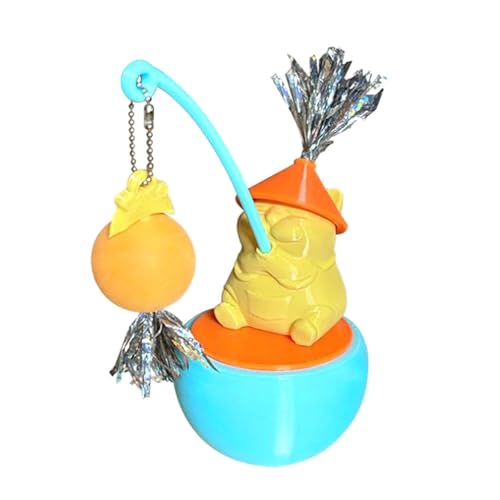 Milageto Katzen-Tumbler-Ball, Spielzeug, Trackball, Geburtstagsgeschenk, leicht, niedlich, interaktives Katzenspielzeug, Katzen-Teaser für Welpen, Milageto Katzen-Tumbler-Ball, Spielzeug, Trackball, Geburtstagsgeschenk, leicht, niedlich, interaktives Katzenspielzeug, Katzen-Teaser für Welpen, von Milageto