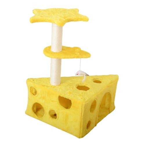 Milageto Katzenbaum, Kletterturm, Katzenmöbel, Möbelschutz, Aktivitätszentrum, Kratzbaum, Katzenhaus mit Sitzstange zum Nickerchen Milageto Katzenbaum, Kletterturm, Katzenmöbel, Möbelschutz, Aktivitätszentrum, Kratzbaum, Katzenhaus mit Sitzstange zum Nickerchen von Milageto