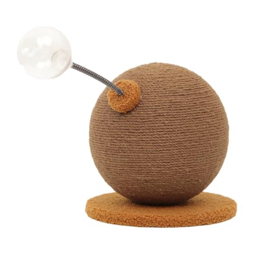 Milageto Katzenkratzbaum, Katzenkratzbaum, dekoratives lustiges Geschenk, Kratzbaum, Haustierbedarf, stilvoller Möbelschutz, interaktives Spielzeug, S Ball Suction Cup Milageto Katzenkratzbaum, Katzenkratzbaum, dekoratives lustiges Geschenk, Kratzbaum, Haustierbedarf, stilvoller Möbelschutz, interaktives Spielzeug, S Ball Suction Cup von Milageto