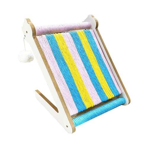 Milageto Katzenkratzbrett, Katzenkratzbrett, zum Spielen, Möbelschutz mit Spielspielzeug für Kätzchen, Hauskatzen Milageto Katzenkratzbrett, Katzenkratzbrett, zum Spielen, Möbelschutz mit Spielspielzeug für Kätzchen, Hauskatzen von Milageto