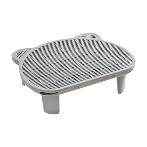 Milageto Matte für Katzentoilette, Katzenstreu-Sammelmatte, Doppellagiges Design, Netzmatte Katzenrampe für kleine Katzen, wasserdichte Katzentrittmatte, Katzentritte für drinnen und draußen, Grau Milageto Matte für Katzentoilette, Katzenstreu-Sammelmatte, Doppellagiges Design, Netzmatte Katzenrampe für kleine Katzen, wasserdichte Katzentrittmatte, Katzentritte für drinnen und draußen, Grau von Milageto