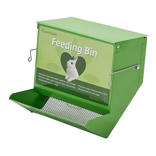 Milageto Kleintierfutterautomat mit Deckel -Lebensmittelspender Outdoor Pet Cage Feeder für Frettchen Meerschweinchen Chinchillas Milageto Kleintierfutterautomat mit Deckel -Lebensmittelspender Outdoor Pet Cage Feeder für Frettchen Meerschweinchen Chinchillas von Milageto