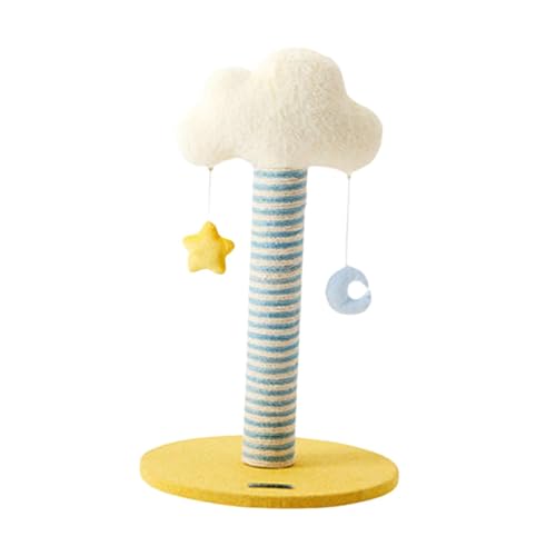 Milageto Kletterbaum für Katzen, Katzenbaum-Turm, Spielaktivität, Katzenklettergerüst mit Mond- und Stern-Spielball, Spielzeug für Katzen und Kätzchen, Ruhe- Milageto Kletterbaum für Katzen, Katzenbaum-Turm, Spielaktivität, Katzenklettergerüst mit Mond- und Stern-Spielball, Spielzeug für Katzen und Kätzchen, Ruhe- von Milageto