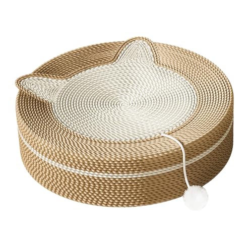 Milageto Kratzbrett für Katzen, Kratzunterlage, atmungsaktiv, niedlich, rutschfest, Katzenkratzlounge, Schlafsofa, Katzenbett für Welpen und Kätzchen, Weiß 45.5 cm Milageto Kratzbrett für Katzen, Kratzunterlage, atmungsaktiv, niedlich, rutschfest, Katzenkratzlounge, Schlafsofa, Katzenbett für Welpen und Kätzchen, Weiß 45.5 cm von Milageto