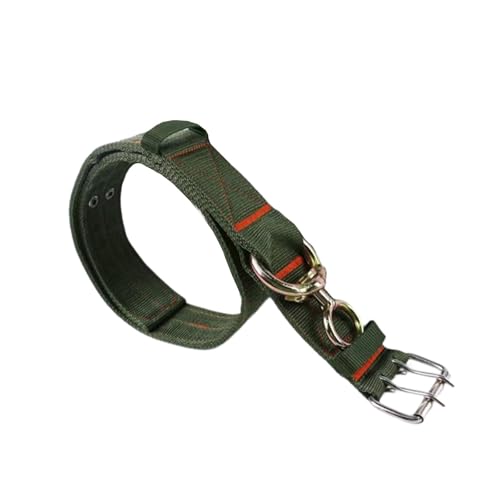 Milageto Kuhkragen Kuhhalsriemen mit Metallschnalle und drehbar Verstellbarer Rinderkragen für Nutztiere Bullenvierter, 130 cm von Milageto