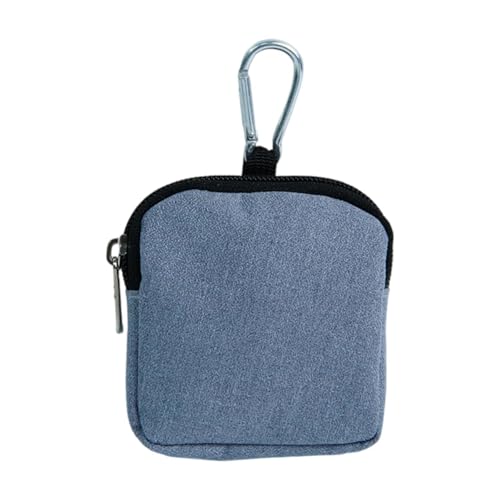 Milageto Leckerli-Tasche für Hunde, Welpen-Trainingshalter, leicht, freihändiger Snackspender für Katzen, Welpen, Hunde, Spaziergänge, Grau von Milageto