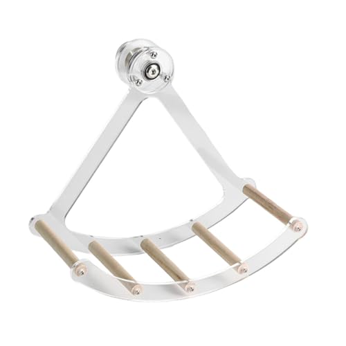 Milageto Leises Laufrad für Kleintiere, leises Laufrad für Vögel, Intelligenzspielzeug, Geschenkzubehör für Vögel, Wellensittiche, Unzertrennliche, L Wood Stick Milageto Leises Laufrad für Kleintiere, leises Laufrad für Vögel, Intelligenzspielzeug, Geschenkzubehör für Vögel, Wellensittiche, Unzertrennliche, L Wood Stick von Milageto
