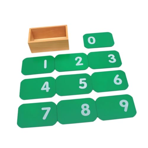 Milageto Mathe-Zahlenkarten, Montessori-Spielzeug, Früherziehung, Lernspielzeug, 0–9, Lernkarten für den Kindergarten, Geschenk für 3–4-jährige Mädchen Milageto Mathe-Zahlenkarten, Montessori-Spielzeug, Früherziehung, Lernspielzeug, 0–9, Lernkarten für den Kindergarten, Geschenk für 3–4-jährige Mädchen von Milageto