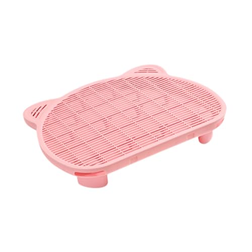 Milageto Matte für Katzentoilette, Katzenstreu-Sammelmatte, Doppellagiges Design, Netzmatte Katzenrampe für kleine Katzen, wasserdichte Katzentrittmatte, Katzentritte für drinnen und draußen, Rosa II Milageto Matte für Katzentoilette, Katzenstreu-Sammelmatte, Doppellagiges Design, Netzmatte Katzenrampe für kleine Katzen, wasserdichte Katzentrittmatte, Katzentritte für drinnen und draußen, Rosa II von Milageto