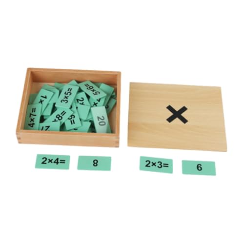 Milageto Montessori Baby Mathematik Spielzeug Kopfrechenkasten Zahlenkognition Lernspielzeug Holz Mehrzweck für Kindergartenkinder, Multiplikation Milageto Montessori Baby Mathematik Spielzeug Kopfrechenkasten Zahlenkognition Lernspielzeug Holz Mehrzweck für Kindergartenkinder, Multiplikation von Milageto