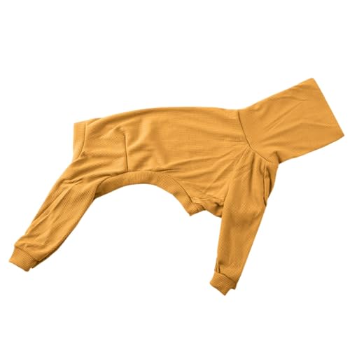 Milageto Pullover Hundepyjama Hundepullover Bequeme weiche Hundebekleidung Warme Hundekleidung mit hohem Kragen Hundewintermantel für Haustierhund von Milageto