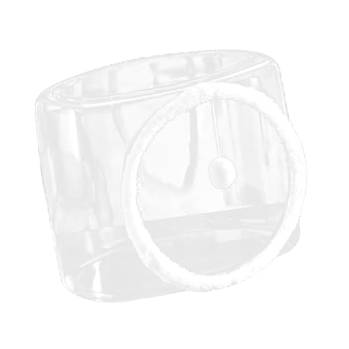 Milageto Raumkapsel-Haustierbett, Katzenschlafhöhle, Katzenmöbel, atmungsaktiv, transparent, Plüsch, Katze spielt Ball, Kätzchennest für Katzen, Kitty, Quadratische Milageto Raumkapsel-Haustierbett, Katzenschlafhöhle, Katzenmöbel, atmungsaktiv, transparent, Plüsch, Katze spielt Ball, Kätzchennest für Katzen, Kitty, Quadratische von Milageto