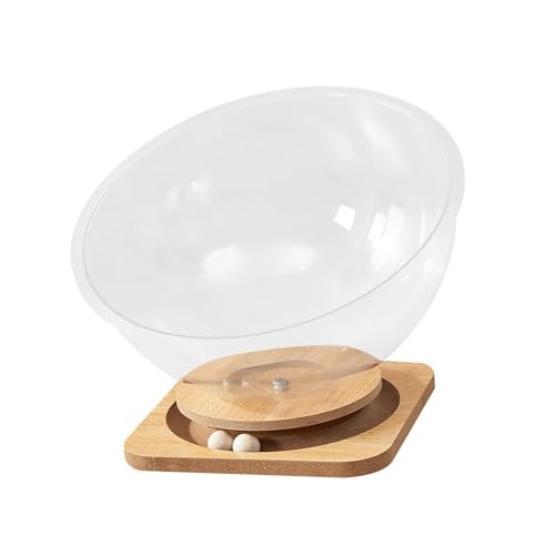Milageto Raumkapsel-Katzenbett, Bettspielzeug für kleine Haustiere, leicht zu reinigendes Katzenmöbel, stabiles, durchsichtiges Schlafnest, Acryl-Haustierhaus, Quadratisch Ohne Unterlage Milageto Raumkapsel-Katzenbett, Bettspielzeug für kleine Haustiere, leicht zu reinigendes Katzenmöbel, stabiles, durchsichtiges Schlafnest, Acryl-Haustierhaus, Quadratisch Ohne Unterlage von Milageto