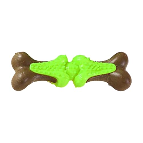 Milageto Robustes Hundespielzeug, Welpen-beißspielzeug, interaktives Backenzahnspielzeug, Hundespielzeug, Hundekauspielzeug für mittelgroße und große Hunde, Grün von Milageto