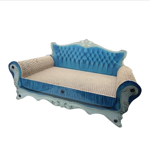 Milageto Scratch Pad Wellblech Pappe Haustiere Spielzeug Interactive Stuhl Lounger Katzenkratzer Katze Kratzersofa zum Spielen zum Spielen, 70cm Länge Milageto Scratch Pad Wellblech Pappe Haustiere Spielzeug Interactive Stuhl Lounger Katzenkratzer Katze Kratzersofa zum Spielen zum Spielen, 70cm Länge von Milageto