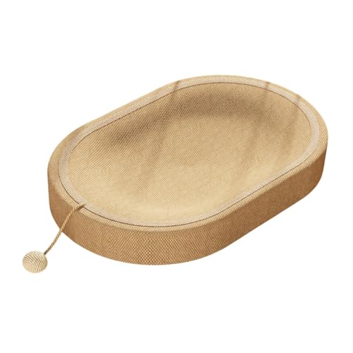 Milageto Sisal-Katzenkratzbett, Katzenkratzunterlage, stabiles Mehrzweck-Loungebett, Schlafnest für Katzen, Kätzchen, die Krallen Schleifen Milageto Sisal-Katzenkratzbett, Katzenkratzunterlage, stabiles Mehrzweck-Loungebett, Schlafnest für Katzen, Kätzchen, die Krallen Schleifen von Milageto