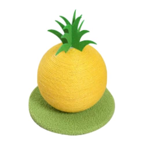Milageto Sisal-Kratzbaum, Kratzspielzeug, interaktives Haustierzubehör, Grind Claw, Katzenkratzball, Katzenkratzbaum für Hauskatzen, Gelb Milageto Sisal-Kratzbaum, Kratzspielzeug, interaktives Haustierzubehör, Grind Claw, Katzenkratzball, Katzenkratzbaum für Hauskatzen, Gelb von Milageto