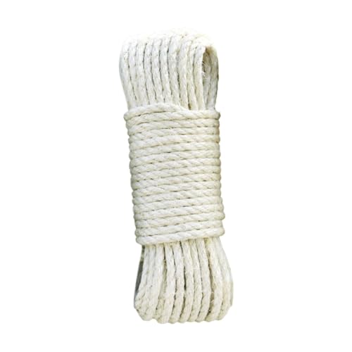 Milageto Sisal Seil Katze Kratzkabel Katze Kratzer Post DIY Klauenkontrolle Spielzeug Dicke schwere Kratzer nach Sisal Twine Cat Seil, Weiß Milageto Sisal Seil Katze Kratzkabel Katze Kratzer Post DIY Klauenkontrolle Spielzeug Dicke schwere Kratzer nach Sisal Twine Cat Seil, Weiß von Milageto