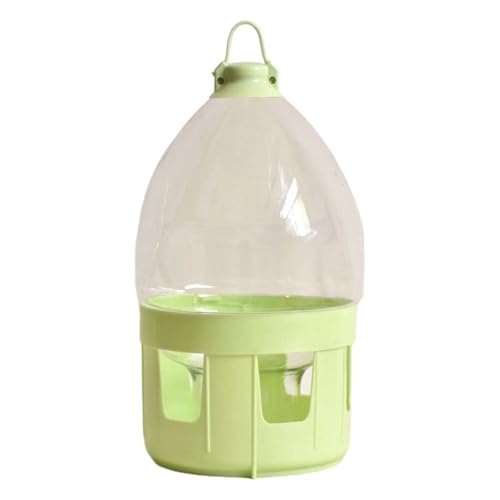 Milageto Tauben-Wasserspender, Vogeltränke, automatisch, Wassertränkeflasche, Haustier-Wassertopf, Behälter für Wellensittiche, Nymphensittiche, 6l von Milageto