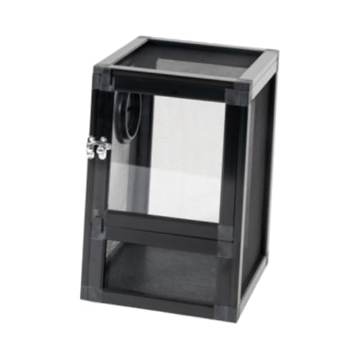 Milageto Terrarium für Reptilien, Luftgitter, Käfige, Zuchtbox, Schlange, mit Tür und Riegel, Schmetterlinge, Grillen, Einsiedler, Frosch, Lebensraum, Gehege Milageto Terrarium für Reptilien, Luftgitter, Käfige, Zuchtbox, Schlange, mit Tür und Riegel, Schmetterlinge, Grillen, Einsiedler, Frosch, Lebensraum, Gehege von Milageto
