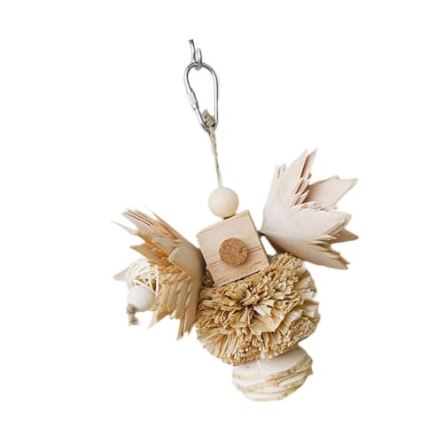 Milageto Vogel-Kauspielzeug, Hamster-Spielzeug-Set, Spielen, Übung, Training, Reißen, Papageienzubehör, Zahnreinigung, für Sittiche, Wellensittiche, Ball Aus Maisseide Milageto Vogel-Kauspielzeug, Hamster-Spielzeug-Set, Spielen, Übung, Training, Reißen, Papageienzubehör, Zahnreinigung, für Sittiche, Wellensittiche, Ball Aus Maisseide von Milageto