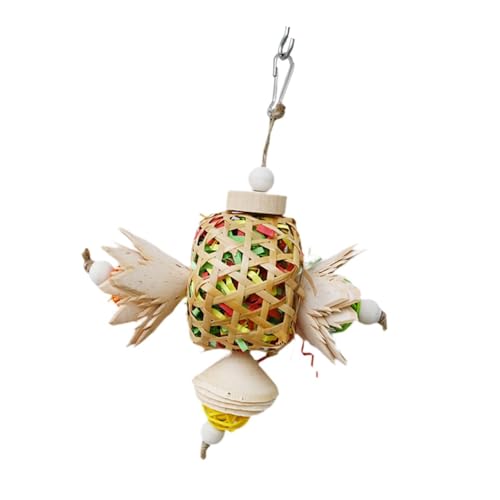 Milageto Vogel-Kauspielzeug, Hamster-Spielzeug-Set, Spielen, Übung, Training, Reißen, Papageienzubehör, Zahnreinigung, für Sittiche, Wellensittiche, Futterkäfig Milageto Vogel-Kauspielzeug, Hamster-Spielzeug-Set, Spielen, Übung, Training, Reißen, Papageienzubehör, Zahnreinigung, für Sittiche, Wellensittiche, Futterkäfig von Milageto