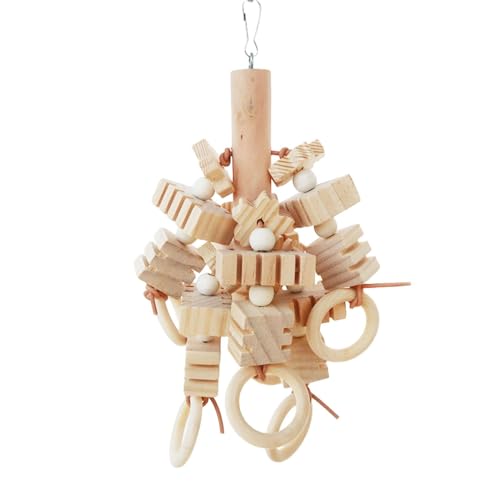 Milageto Vogel-Kauspielzeug, Papageienspielzeug, Futtersuchspielzeug, Klettern, Nagspielzeug, leicht, tragbar, für Sittiche, Aras, Papageien, Nymphensittiche Milageto Vogel-Kauspielzeug, Papageienspielzeug, Futtersuchspielzeug, Klettern, Nagspielzeug, leicht, tragbar, für Sittiche, Aras, Papageien, Nymphensittiche von Milageto