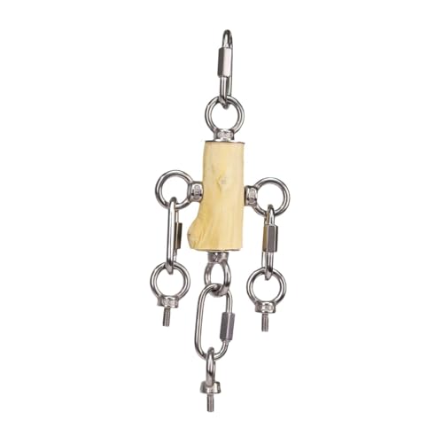 Milageto Vogel-Kauspielzeug, verschleißfeste Geschenke, Käfigdekoration, Holzklötze, Papageienkäfig, beißspielzeug, Hängespielzeug für Sittiche, Finken, Aras, 9x23cm Milageto Vogel-Kauspielzeug, verschleißfeste Geschenke, Käfigdekoration, Holzklötze, Papageienkäfig, beißspielzeug, Hängespielzeug für Sittiche, Finken, Aras, 9x23cm von Milageto